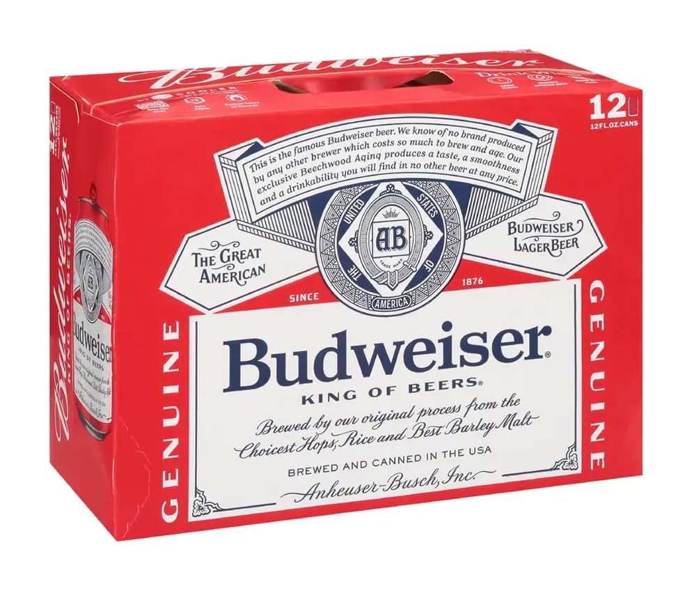 Budweiser Beer - 12 Pack
