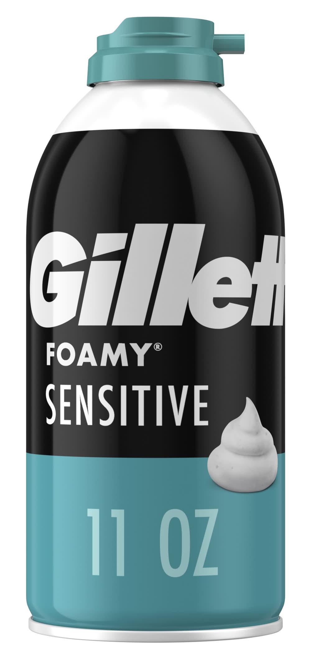 Gillette Foamy Sensitive Shave Foam, Men (11 oz)
