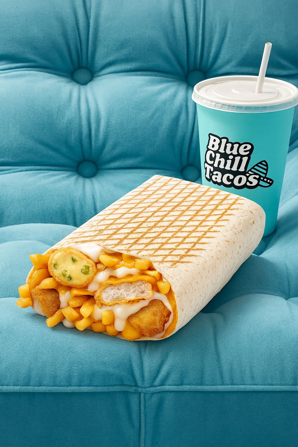 Menu Blue Chill'Tacos Chevre Miel 🍯🐐