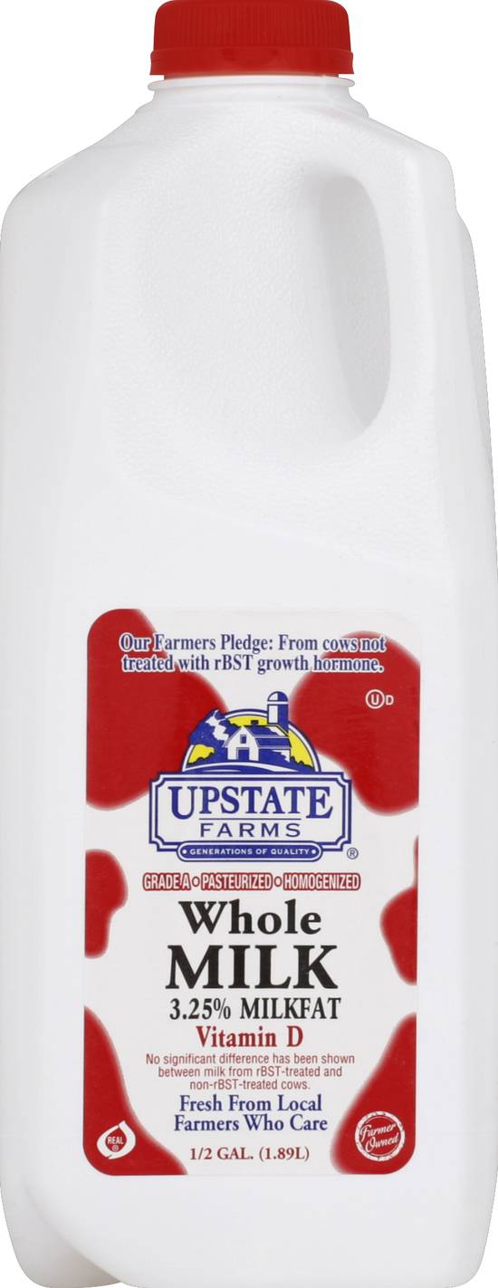 Upstate Farms Whole Milk (0.5 gal)