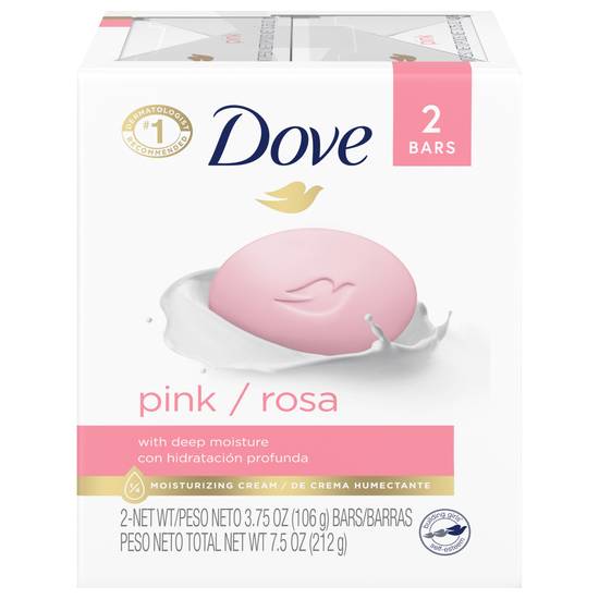 Dove Pink Rosa Deep Moisture Beauty Bar