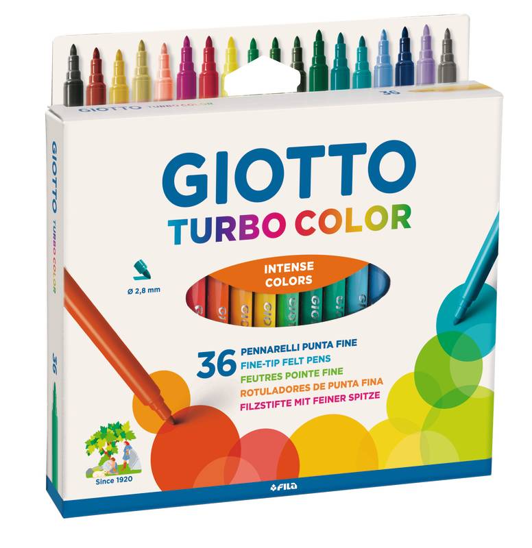 Marcadores de Colorir Finos Turbo Color