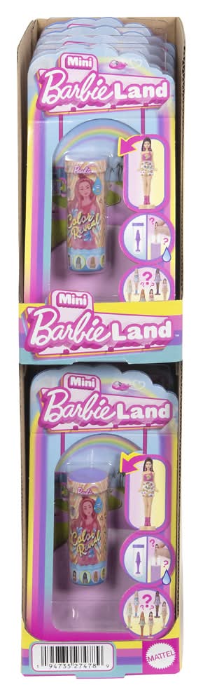 Mini barbieland color reveal-modèles assortis