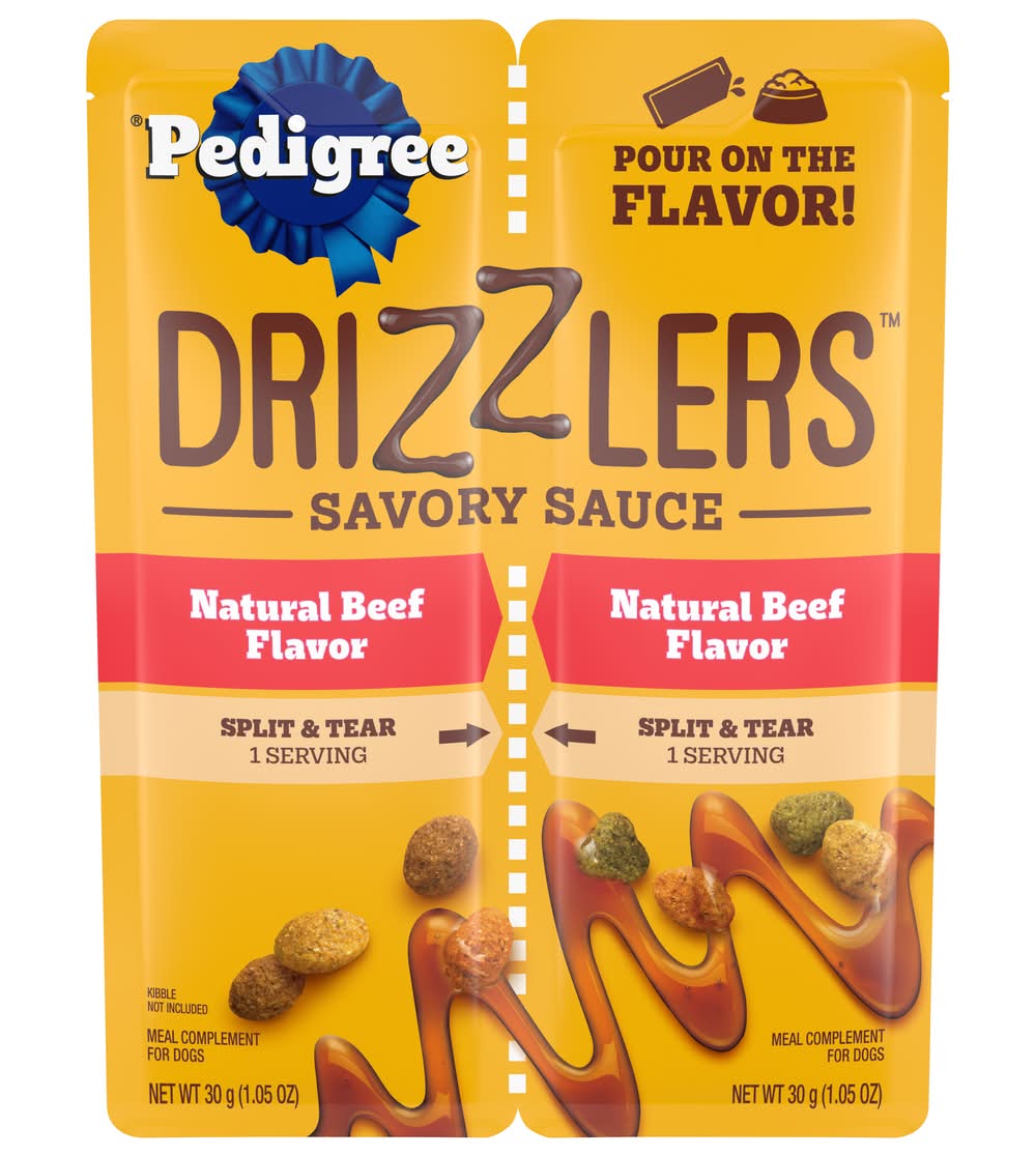 Pedigree Drizzlers Beef Dog Food Topper (2 x 1.05 oz)