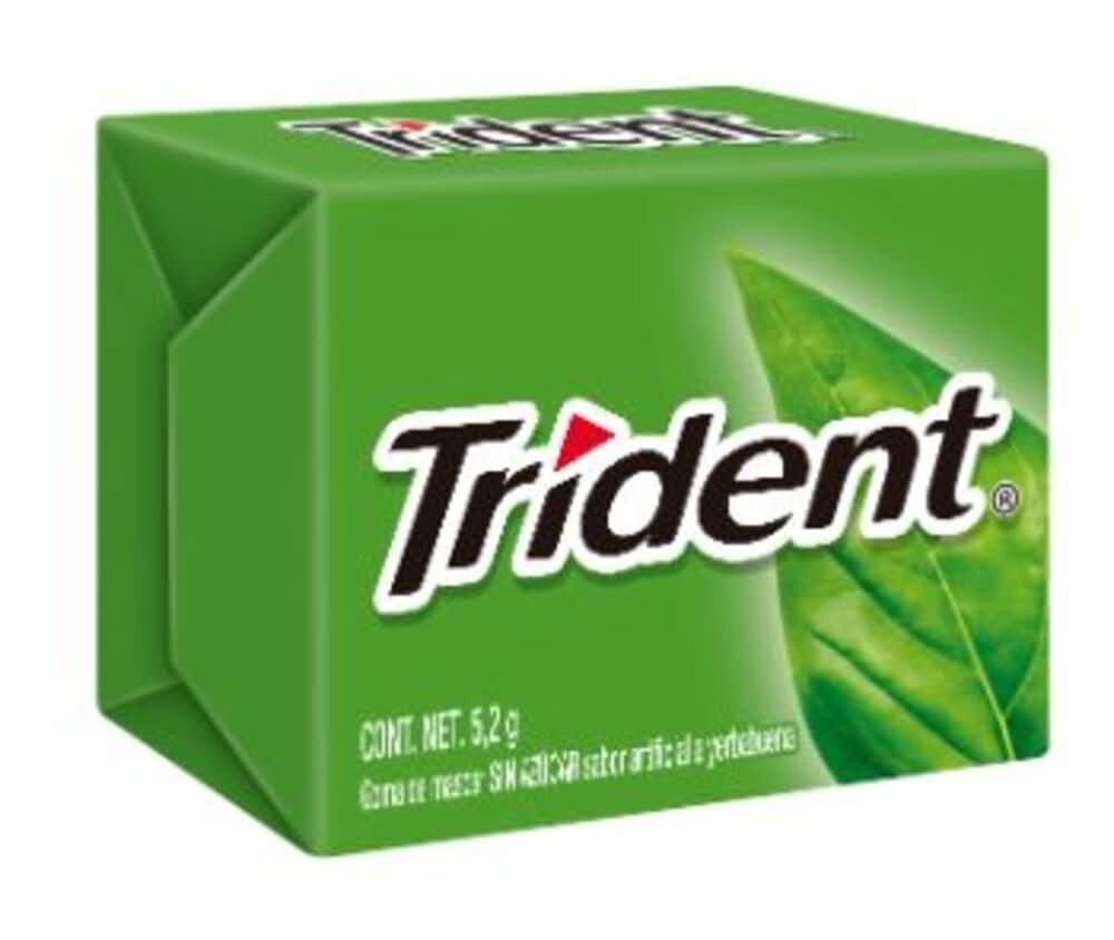 Trident · Chicles, yerbabuena (5,2 g)