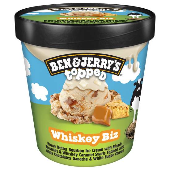 Ben & Jerry's Topped Whiskey Biz Ice Cream (15.2oz container)