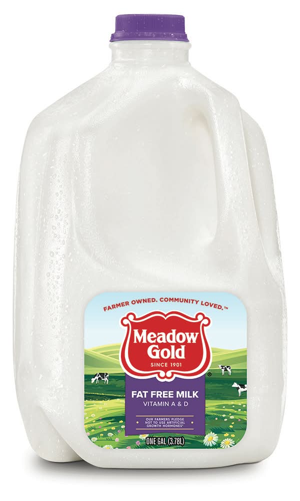 Meadow Gold Fat Free Milk (3.78 L)
