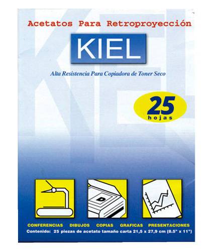 Kiel · Acetato para retroproyeccion y fotocopiado (353,8 g)