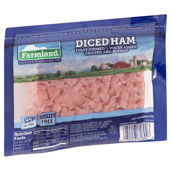 Farmland Fully Cooked Diced Ham (16 oz)