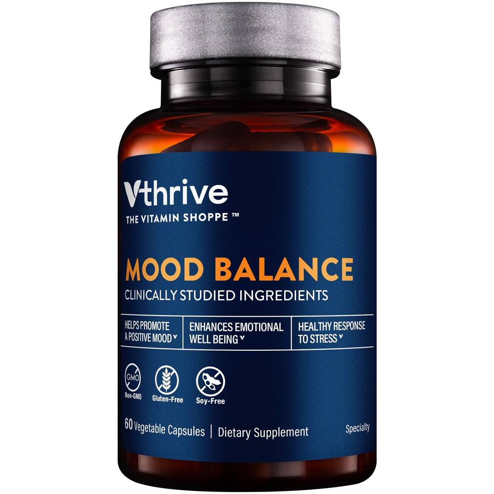 Mood Balance - Supports A Positive Mood & Enhances Emotional Wellbeing (60 Vegetable Capsules)