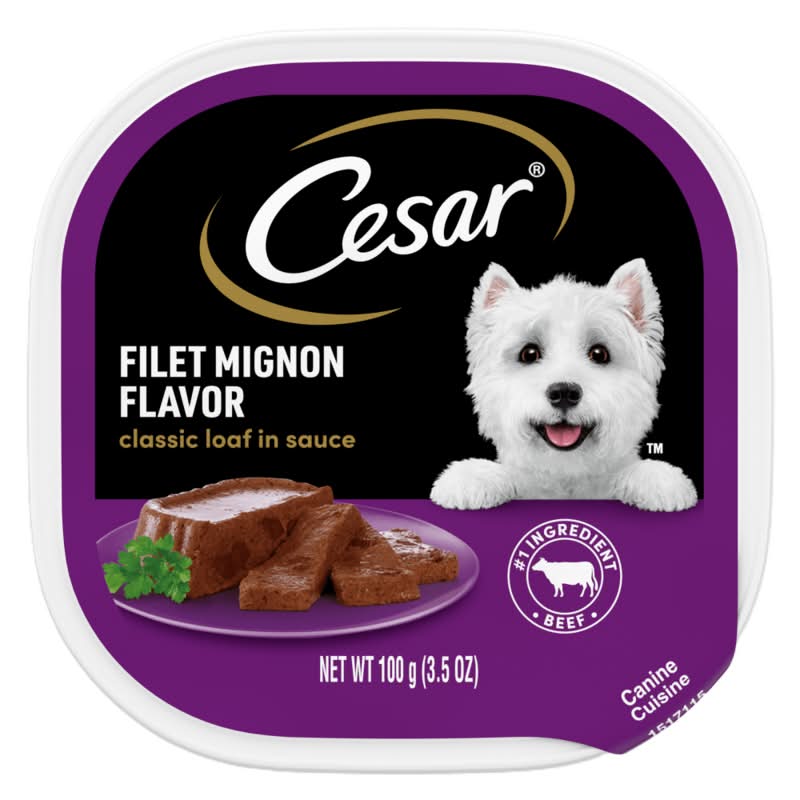 Cesar Canine Cuisine Filet Mignon Small Dogs 3.5oz