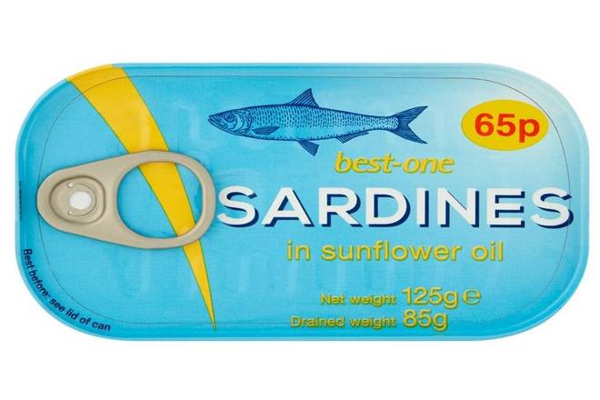 SARDINES IN SUNFLOWER OIL (120G)