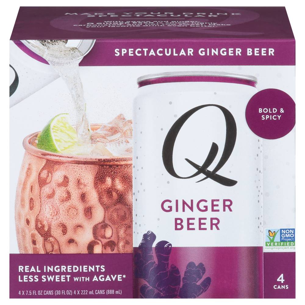 Q Mixers Spectacular Ginger Beer (4 ct, 7.5 fl oz)