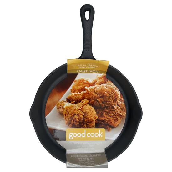 Good Cook Cast Iron Skillet 9.5 Inch