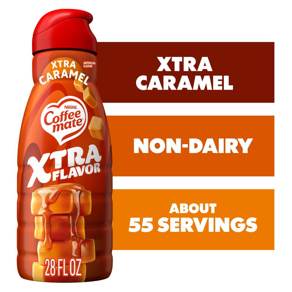 Coffee Mate Xtra Creamer, Caramel Swirl (28 fl oz)