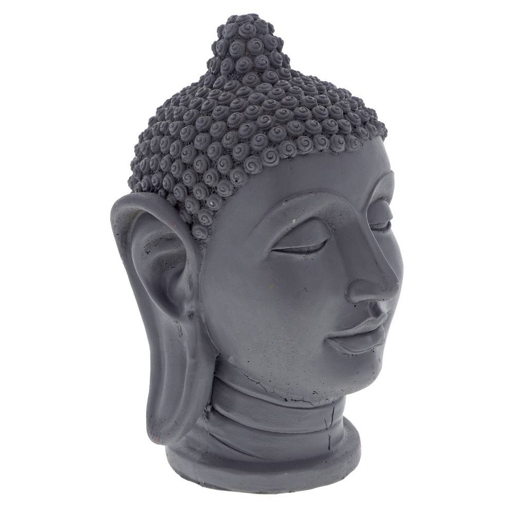 Cement Buddha Head Decoration