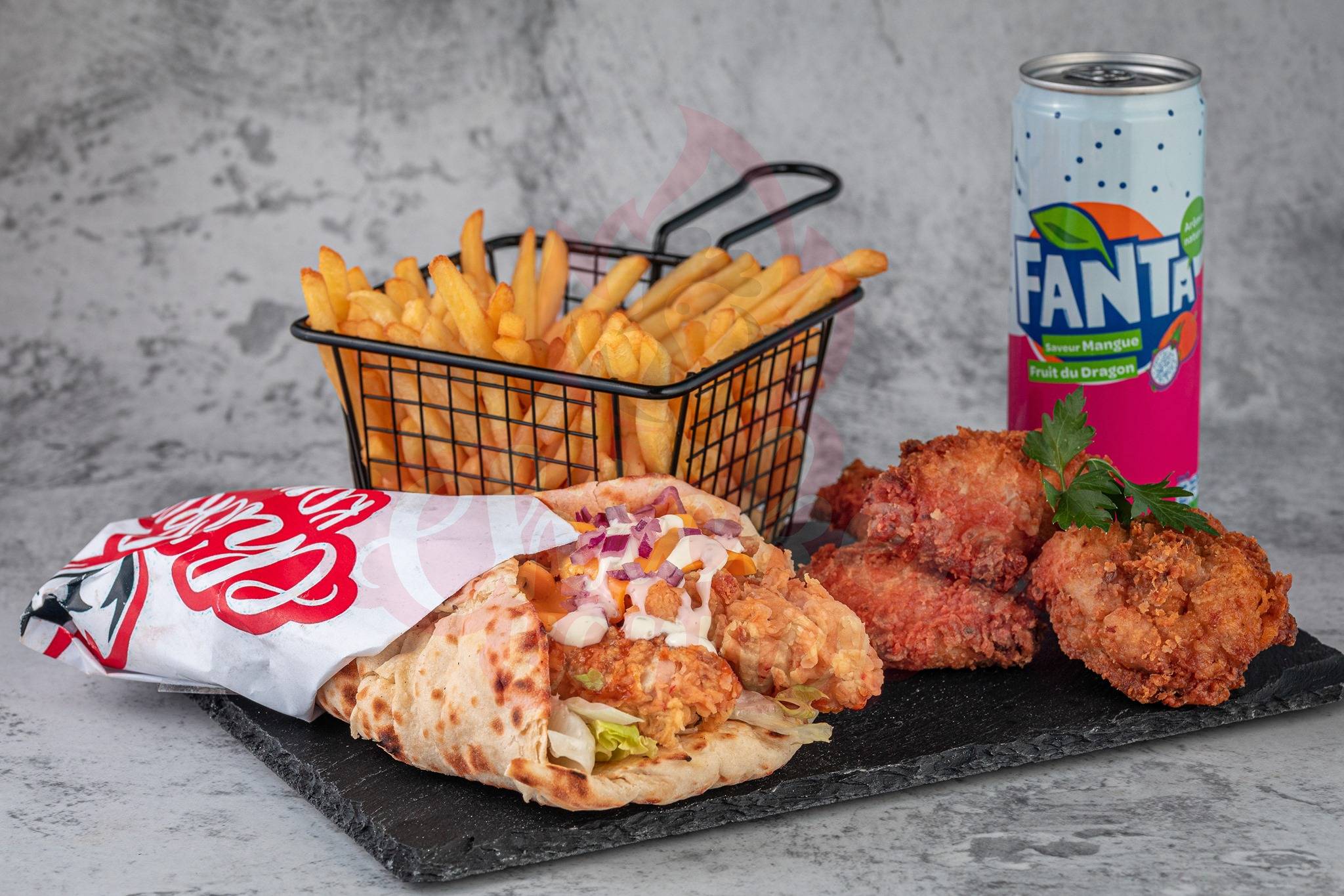 Menu Tenders + 3 Wings