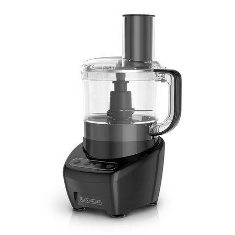 BLACK+DECKER Easy Assembly 8-Cup Food Processor, Black, FP4200BC