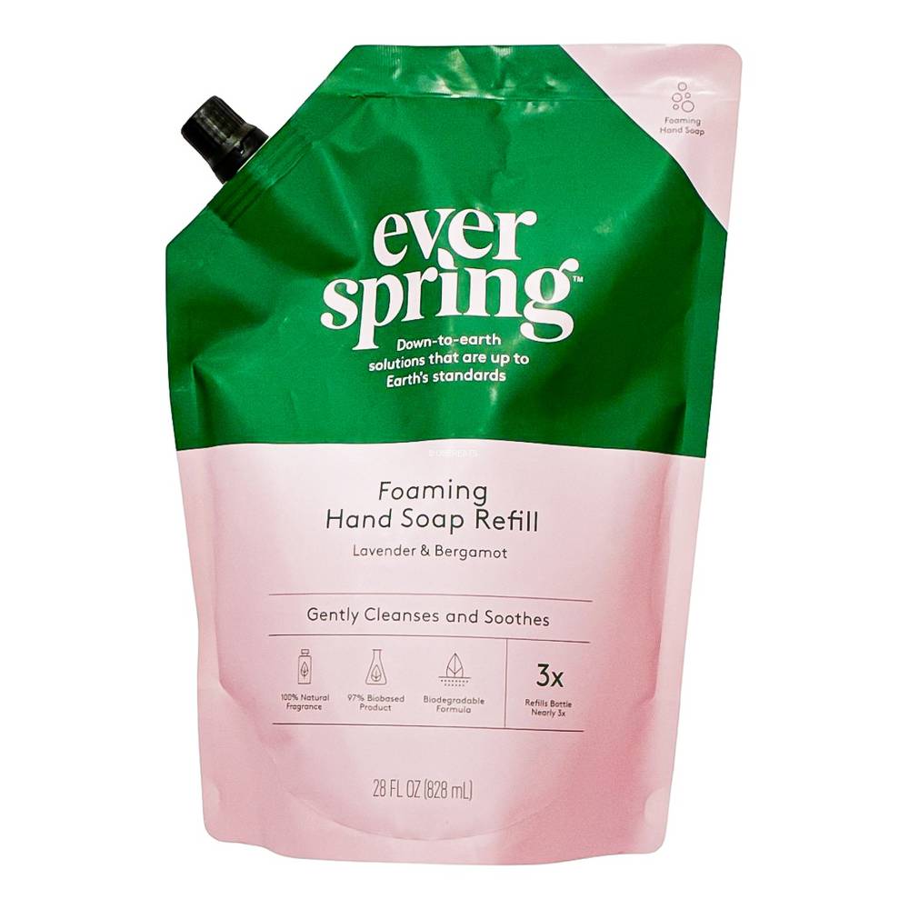 Everspring Foam Hand Soap Refill, Lavender-Bergamot