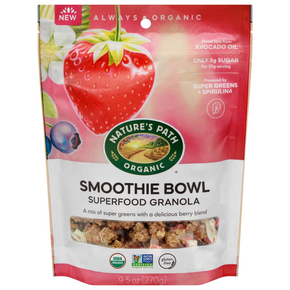 Nature's Path Organic Smoothie Bowl Superfood Granola (9.5 oz)