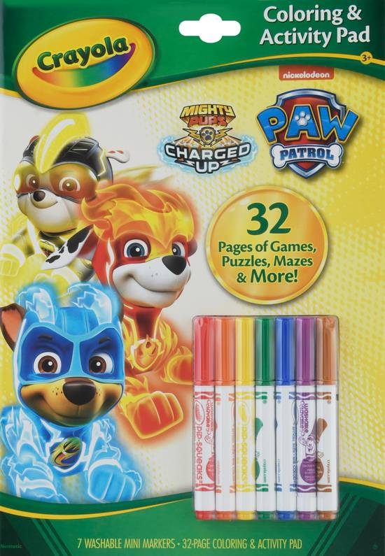 Crayola Paw Patrol Coloring & Activity Pad (1 set)