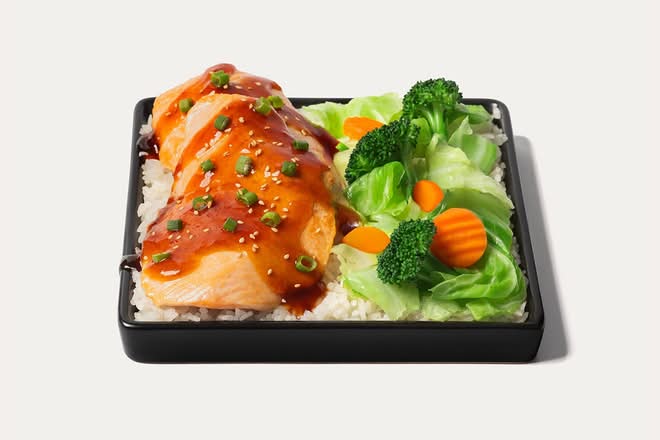 Large Teriyaki Grilled Salmon