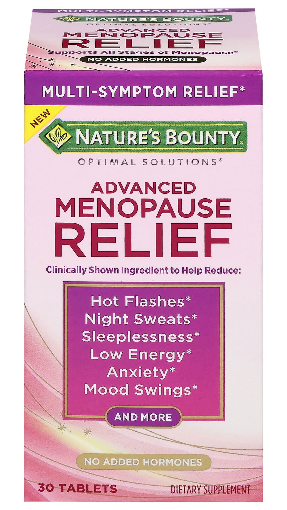 Nature's Bounty Optimal Solutions Advanced Menopause Relief Tablets, Women (30 ct)