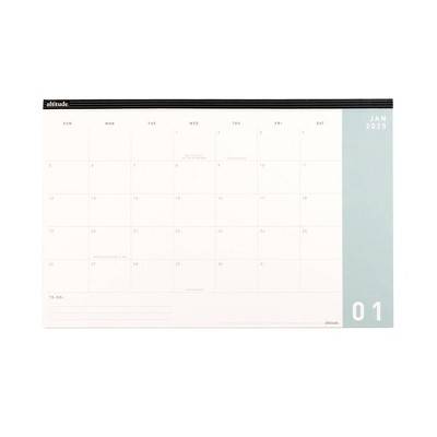 Altitude 2025 Monthly Deskpad 11"x17" Seafoam Blue