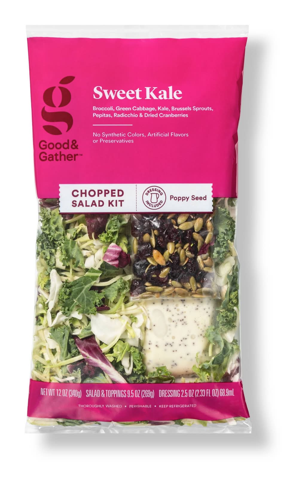 Good & Gather Sweet Kale Chopped Salad Kit (12 oz)