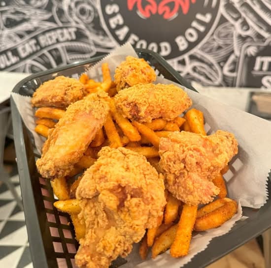 6 PC Wings Basket