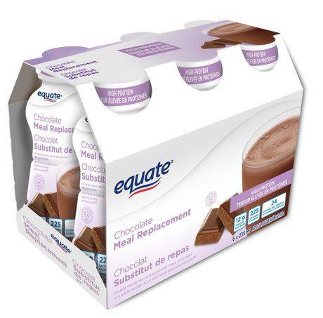 Equate Chocolate High Protein Shake (6 x 235 ml)