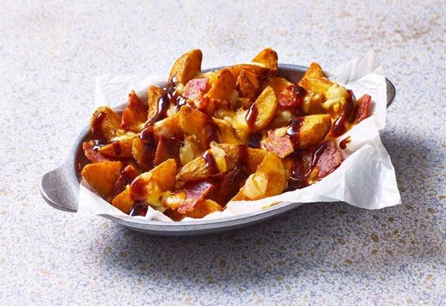 BBQ Bacon Loaded Wedges