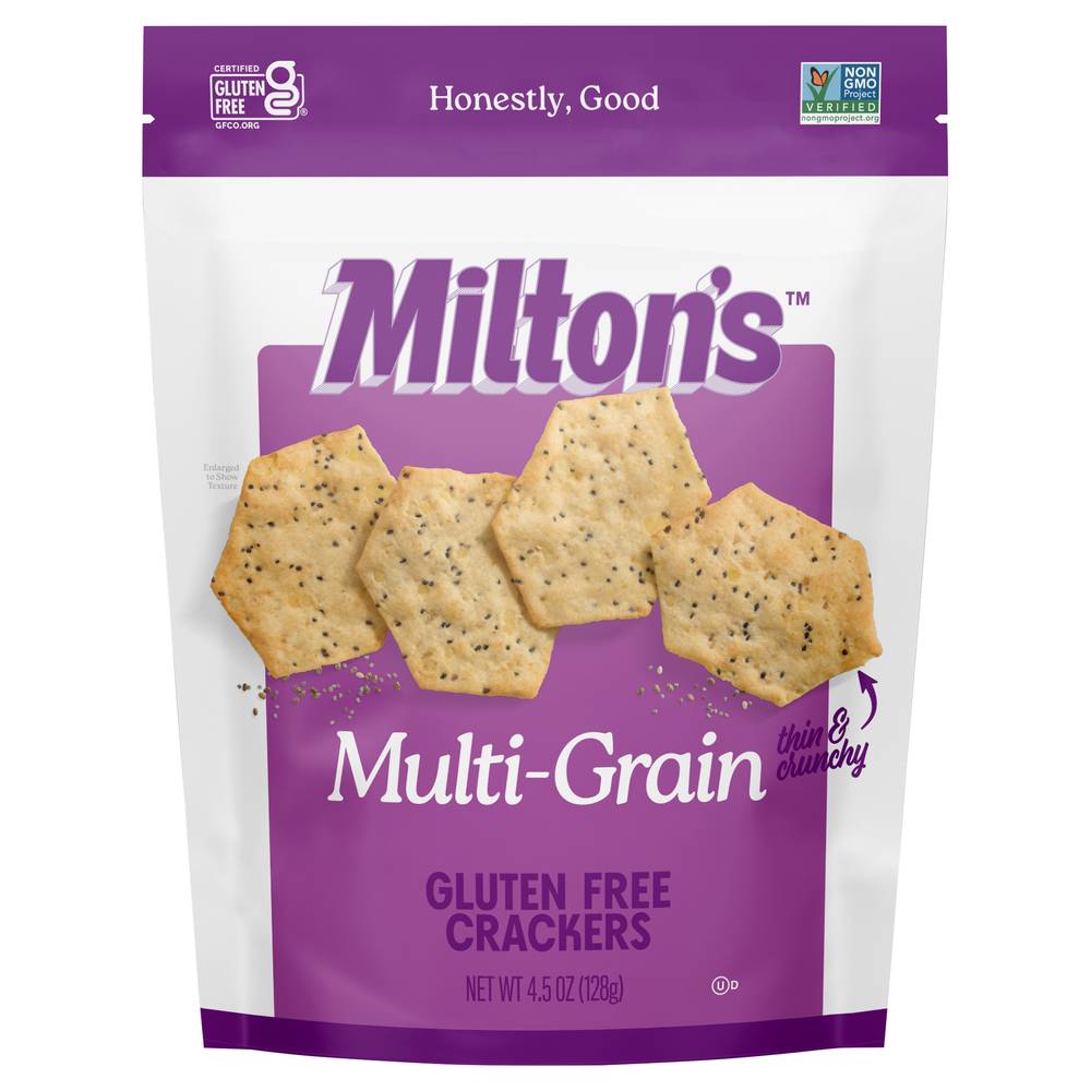 Milton's Gluten Free Multi-Grain Baked Crackers (4.5 oz)