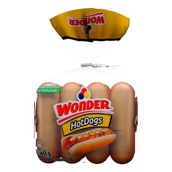 Wonder pan para hot dogs (bolsa 340 g)