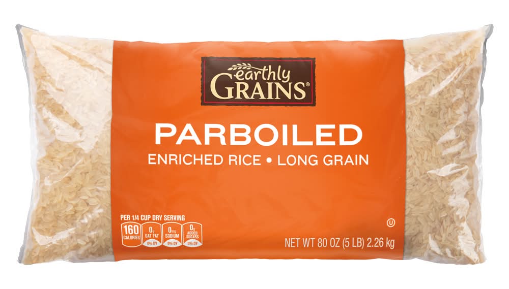 Earthly Grains Parboiled Rice (80 oz)