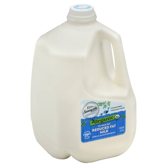 Sunnyside Farms Organic Reduced Fat Milk (1 gal)