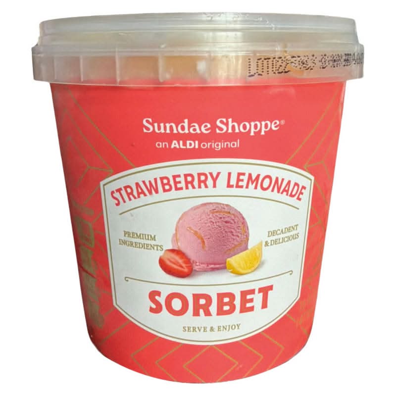 Sundae Shoppe Strawberry Lemonade Sorbet