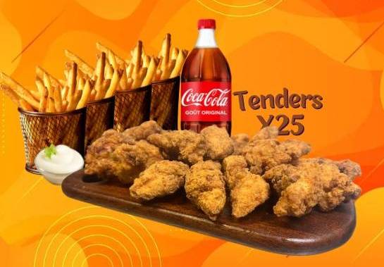 MENU Family 25 TENDERS®👩‍👧‍👧🍗🍟🥤