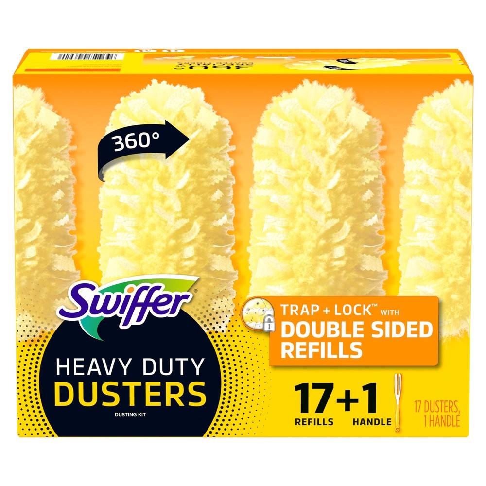 Swiffer Heavy Duty Dusters Starter Kit (2.06 lbs, 18 ct)