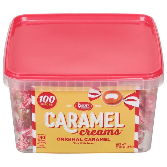 Goetze's Caramel Creams Candy (100 ct) Delivery Near You Uber Eats