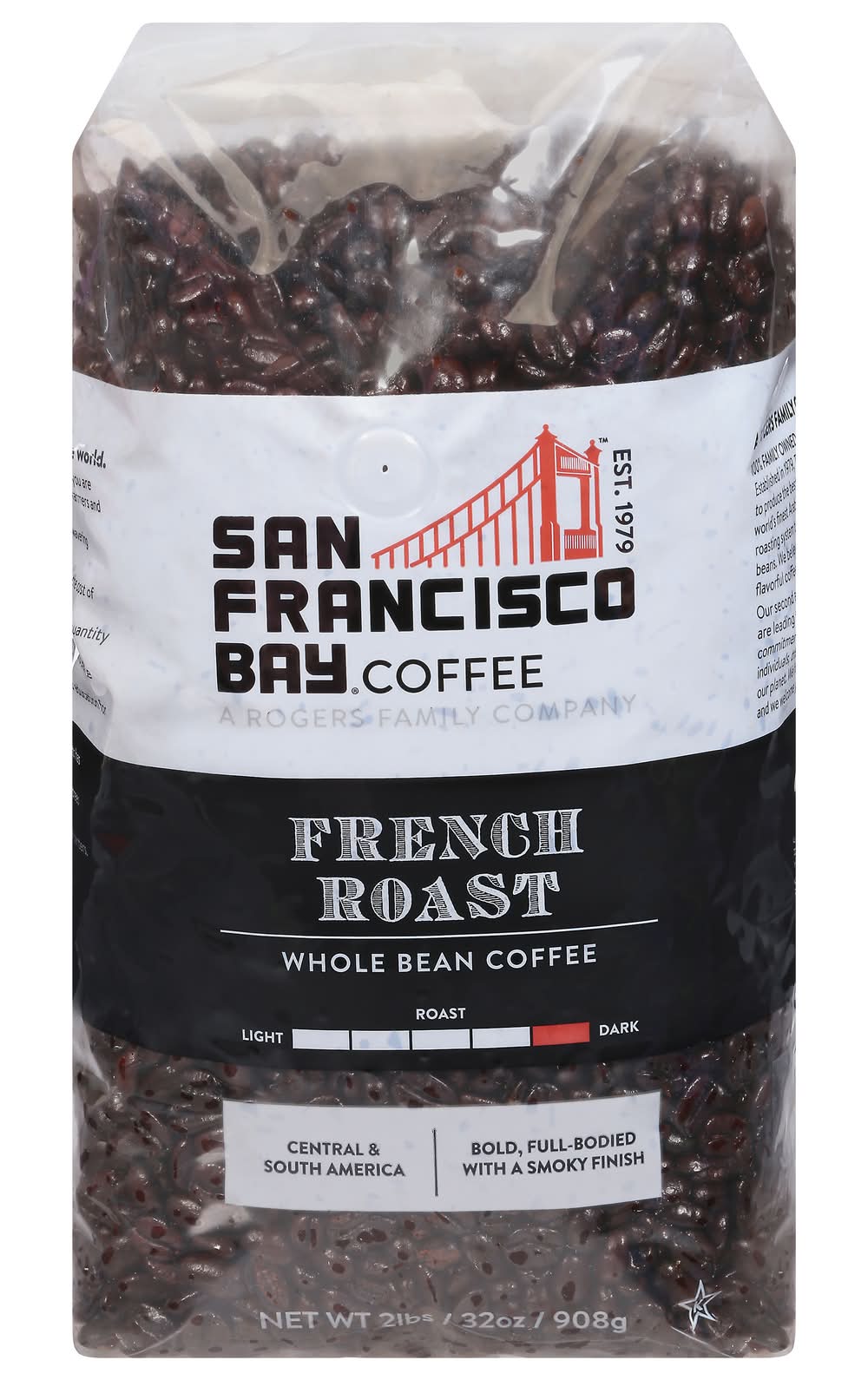 San Francisco Bay Coffee French Dark Roast Whole Bean Coffee (32 oz)