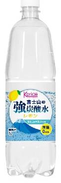 236403：Kprice 強炭酸水レモン 1Lペット / Kprice, Strong Sparkling Water, Lemon Flavored, 1L