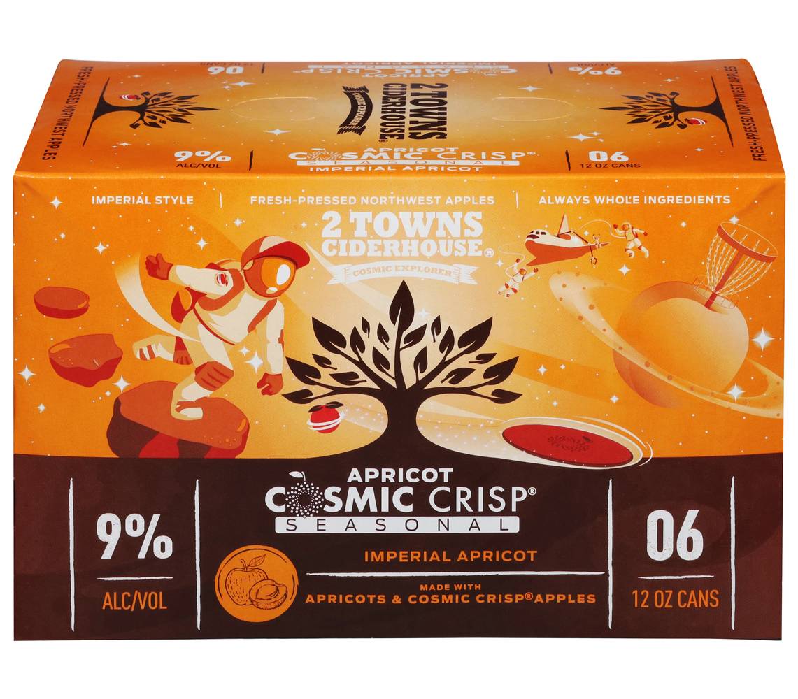 2 Towns Ciderhouse Imperial Apricot (6 x 12 oz)