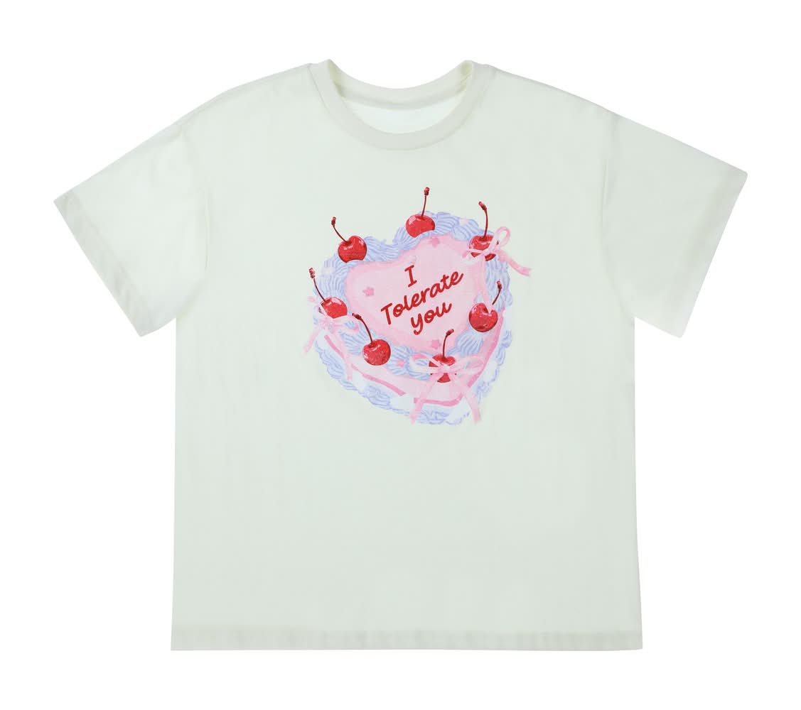 I Tolerate You Graphic Tee XXL Cream