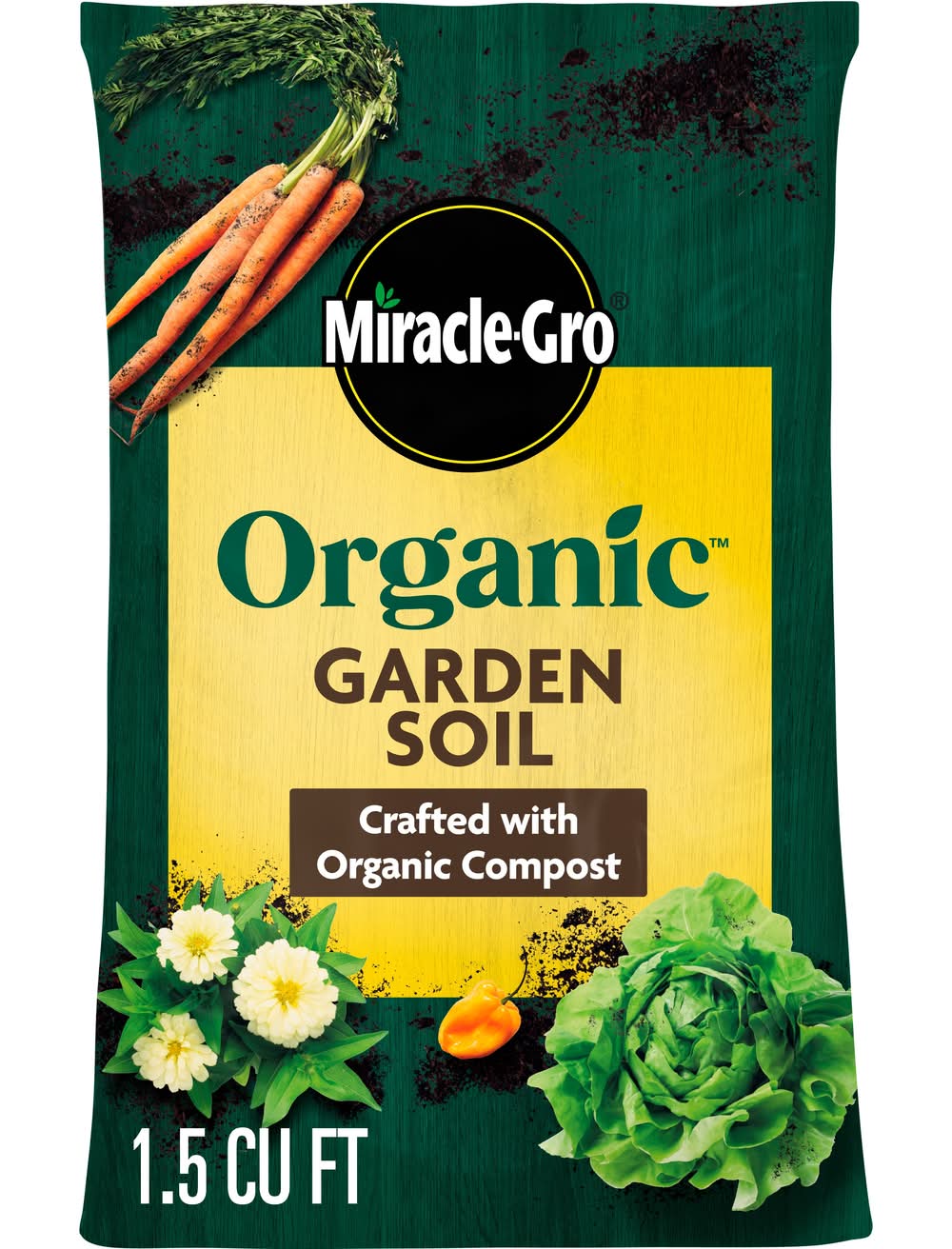 Miracle-Gro 1.5 Cubic feet All-purpose Organic Garden soil