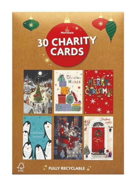 Morrisons Bumper Charity Cards (30 pack)