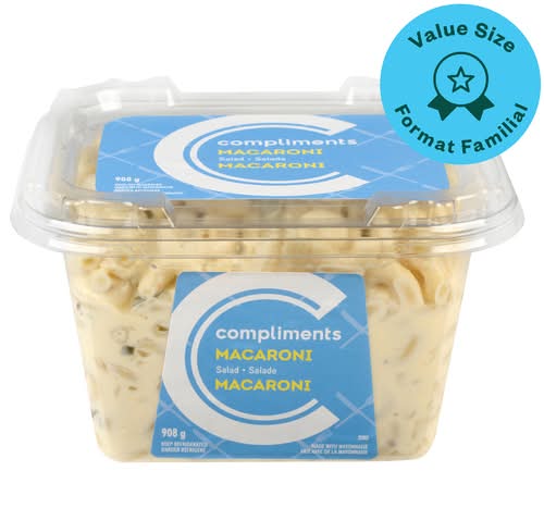 Compliments Elbow Macaroni Salad Value Size (908 g)