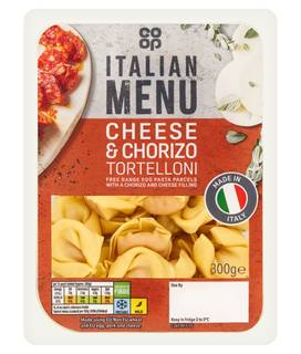 Co-op Cheese & Chorizo Tortelloni 300G