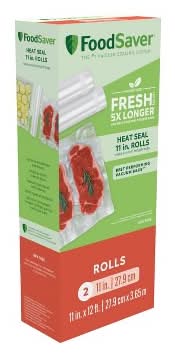 FoodSaver Sunbeam Products Rolls, 11x12 in (2 ct)