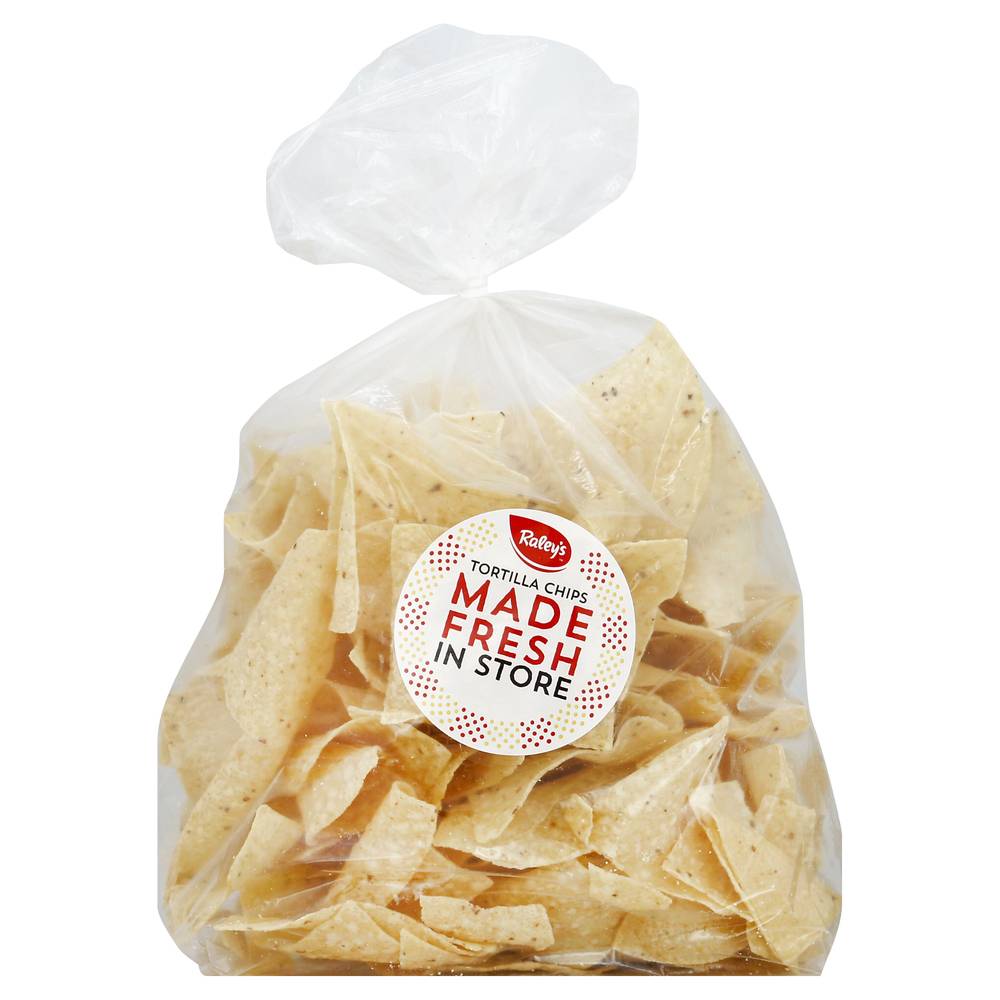 Raley'S Fresh White Corn Tortilla Chips 16 Oz